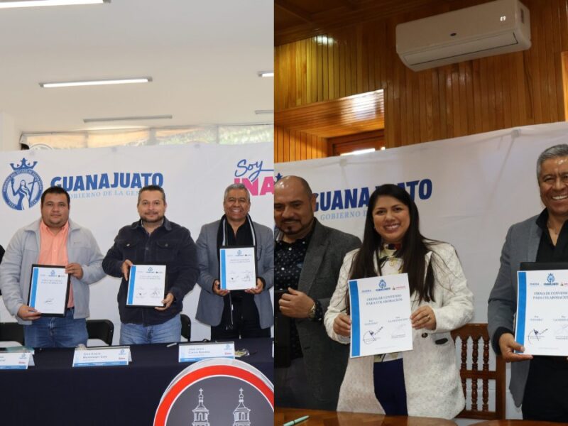 INAEBA firma convenio con municipios del norte del estado