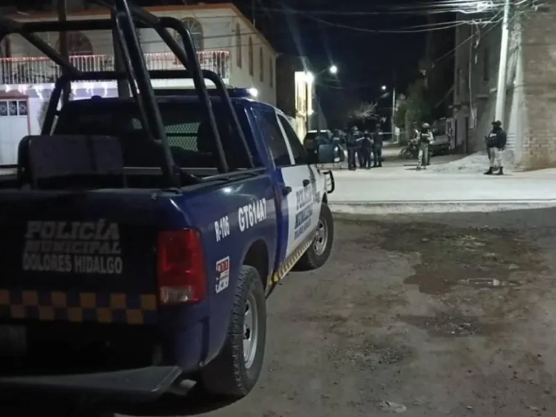 Ataque armado en Dolores Hidalgo deja tres personas sin vida