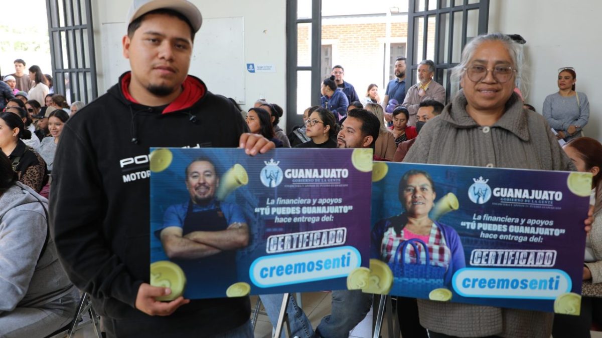 Mujeres y jóvenes reciben apoyo “Creemos en ti” en Pénjamo